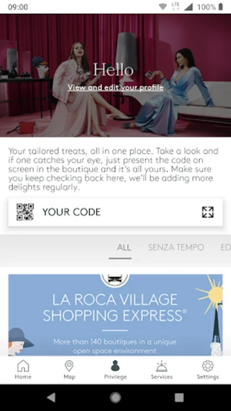 La Roca Village for Android - Elevated Luxury Shopping