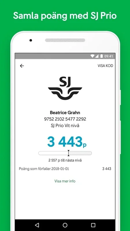 Min resa for Android - Simplify Train Ticket Buying