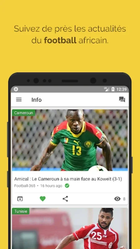 Africa Football - Live score for Android - Stay Connected to African Football