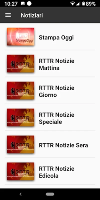 RTTR Play for Android: Stream Trentino Alto Adige Content