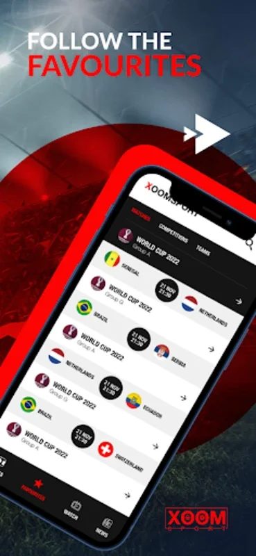 Xoom Sports for Android - Unbeatable Sports Experience