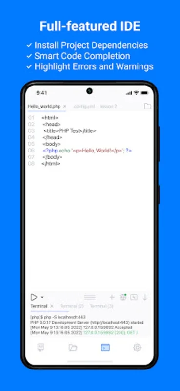 CodeSnack IDE for Android - Write, Run, Debug on Mobile