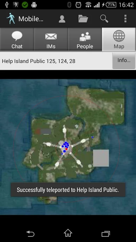 Mobile Grid Client for Android: Efficient Virtual World Interaction