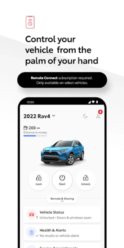 Toyota for Android: Remote Control, Parking Recall, and More