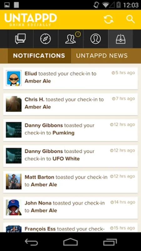 Untappd for Android: Discover and Share Beer Adventures