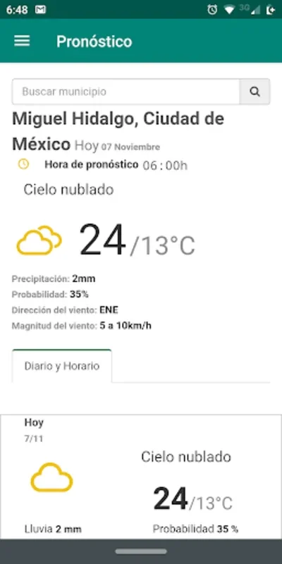 CONAGUAClima for Android: Precise Mexico Weather Forecasts