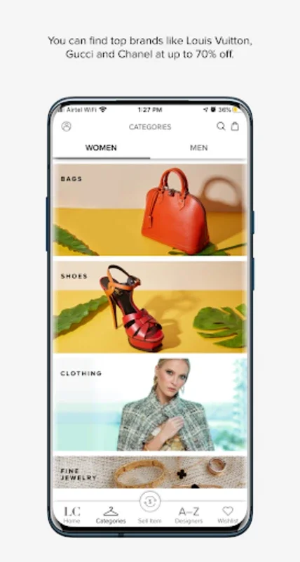 Luxury Closet for Android - Affordable Luxury Fashion at Your Fingertips