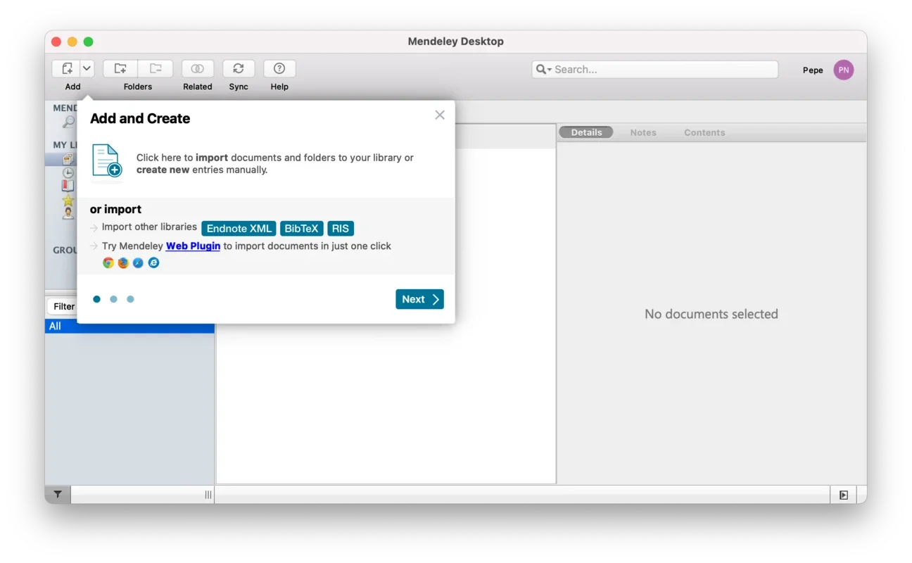 Mendeley Reference Manager for Mac - Free Academic Tool