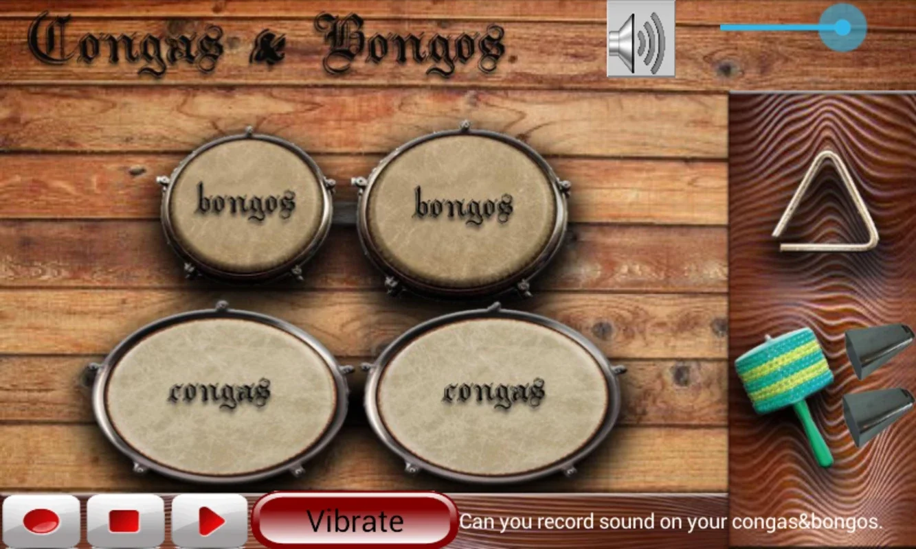 Congas e Bongos for Android - Fun Drumming App