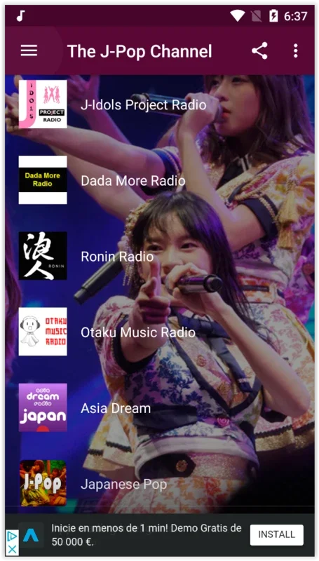 The J-Pop Channel for Android: Immerse in J-Pop