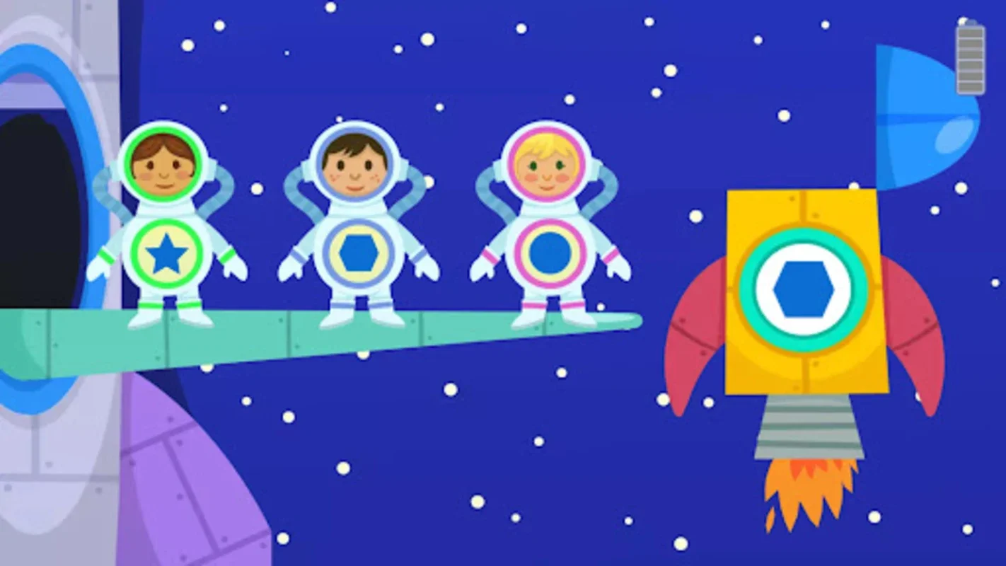 Kiddos in Space - Kids Games for Android: Fun Learning for Preschoolers