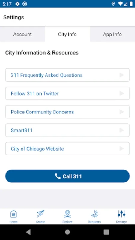 CHI311 for Android: Report Chicago City Issues