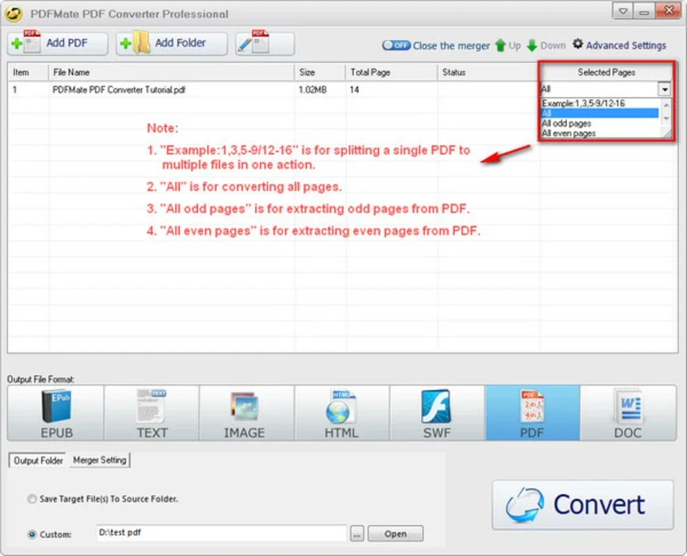 PDFMate PDF Converter Professional for Windows - Efficient PDF Conversion