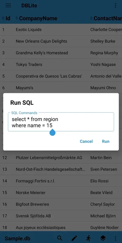 DBLite for Android: Manage SQLite Databases