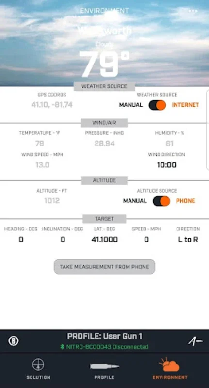 Bushnell Ballistics for Android: Precise Ballistics Calculations