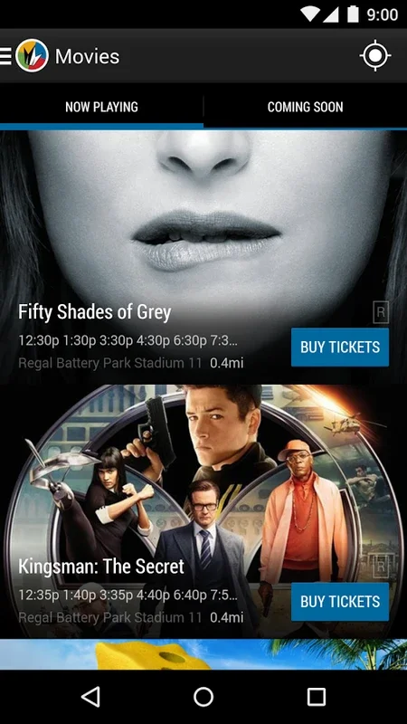 Regal Cinemas for Android - Your Ultimate Movie - Going Companion