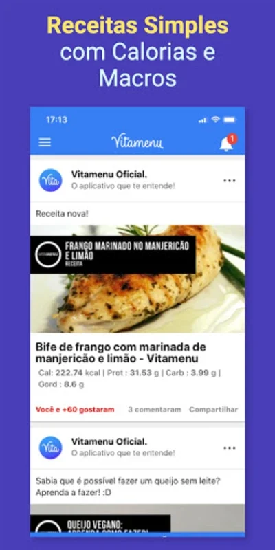 Vitamenu Reeducação Alimentar for Android - Manage Weight with Ease