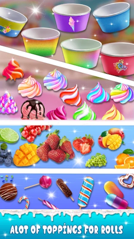 Ice Cream Roll: Cupcake Games for Android - Culinary Delight