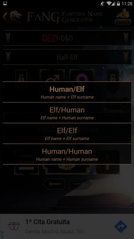 FaNG - Fantasy Name Generator for Android: The Ultimate RPG Name Tool