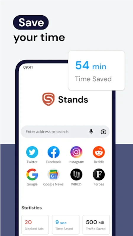 Stands Browser for Android - Ad-Free Browsing Experience