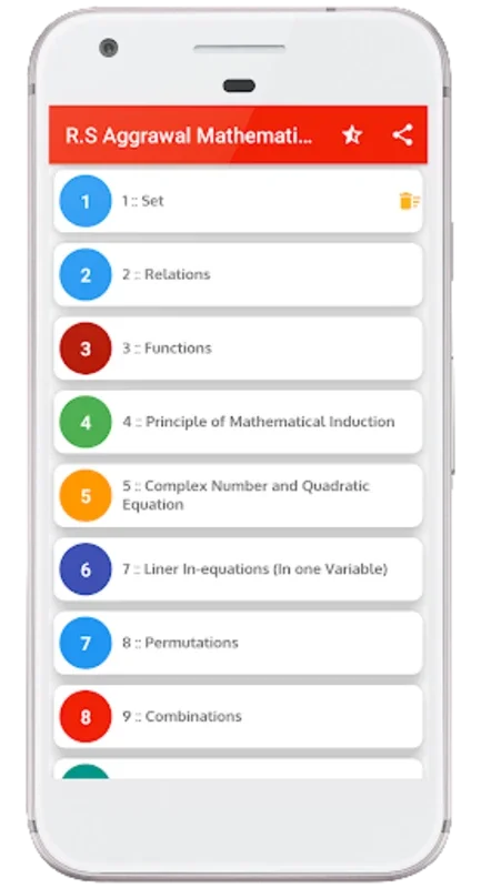 RS Aggarwal 11 Math Solution for Android - Comprehensive Math Aid