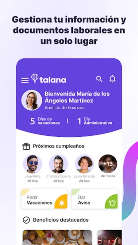 Talana Next for Android: Boost Workplace Efficiency