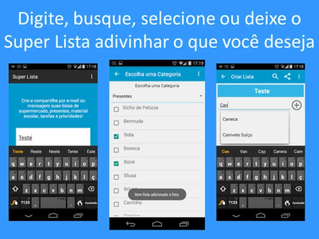 Super List for Android: Streamline List Creation