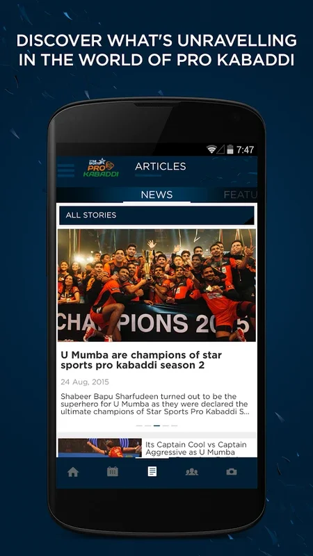 Pro Kabaddi for Android - Unbeatable Kabaddi Experience