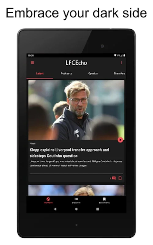 LFC Echo for Android - Unparalleled Liverpool FC Coverage