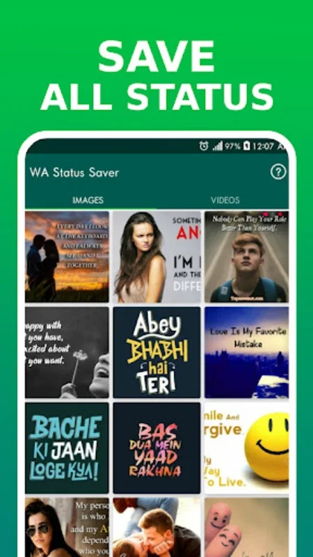 Status Saver - Video Saver for Android: Save WhatsApp Statuses