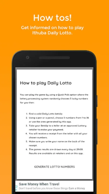 Ithuba Daily Lotto for Android - Enhance Your Lottery Experience