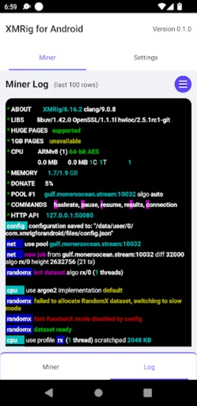 XMRigForAndroid for Android - Efficient Mining App