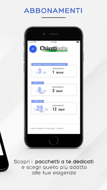 Chianti sette for Android - Interactive News App