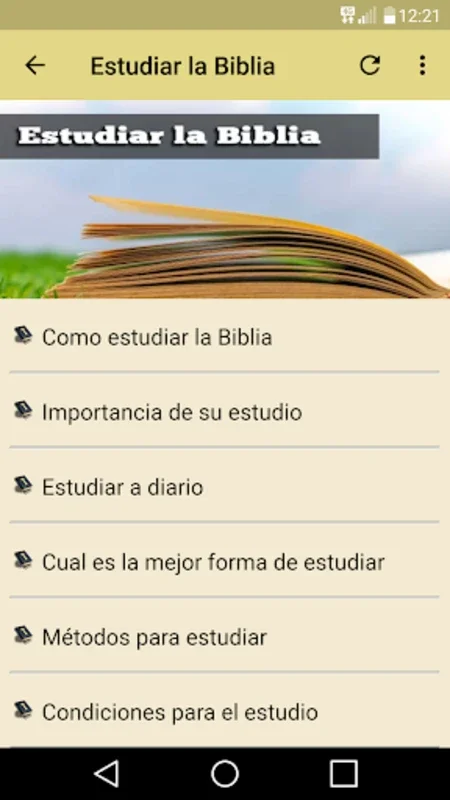 Como estudiar la Biblia for Android - Enrich Your Bible Study