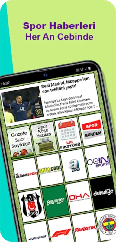 Spor Haberleri - Köşe Yazıları for Android: Comprehensive Turkish Sports App