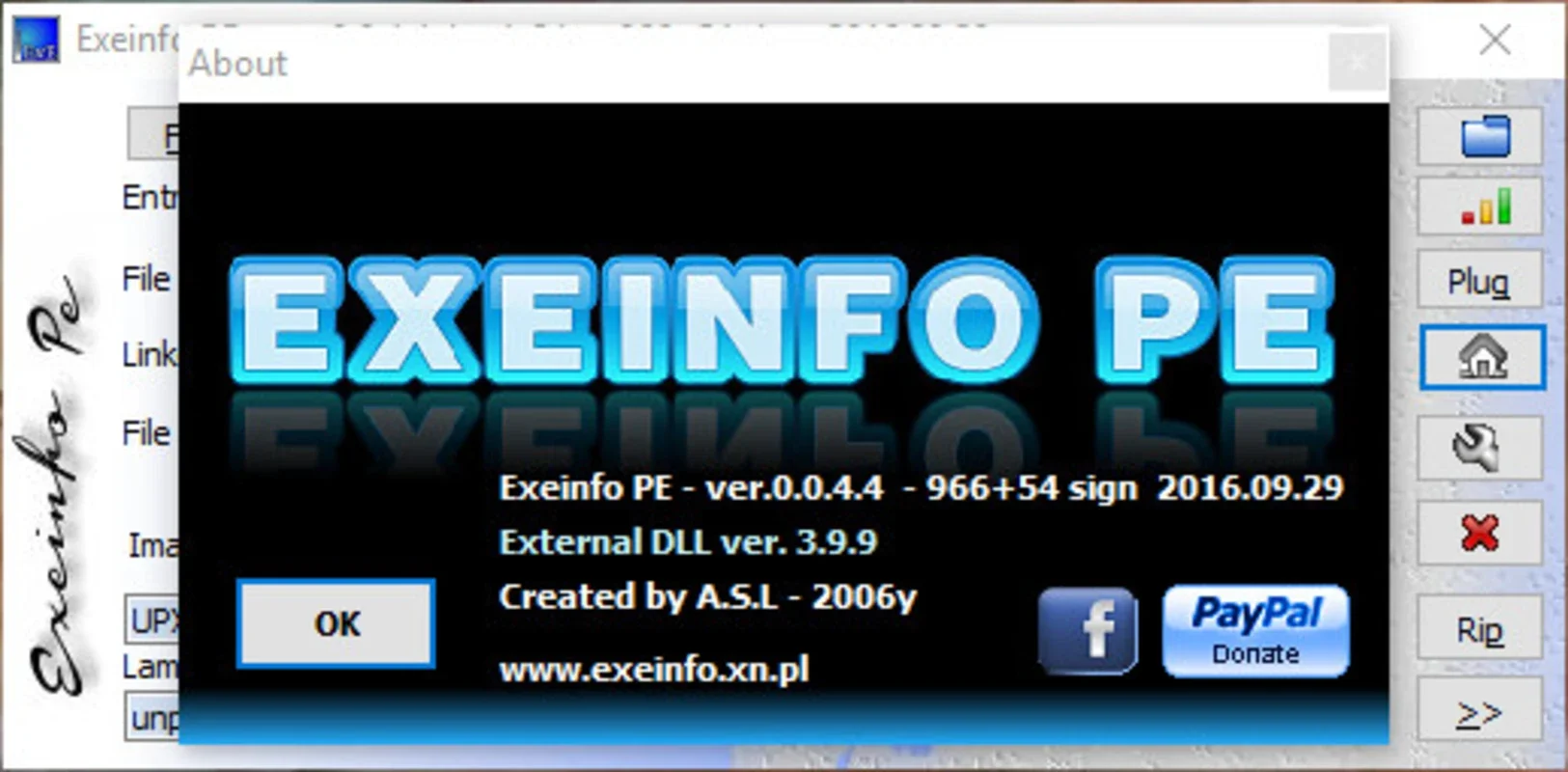 Exeinfo PE: Powerful Windows Executable Analyzer