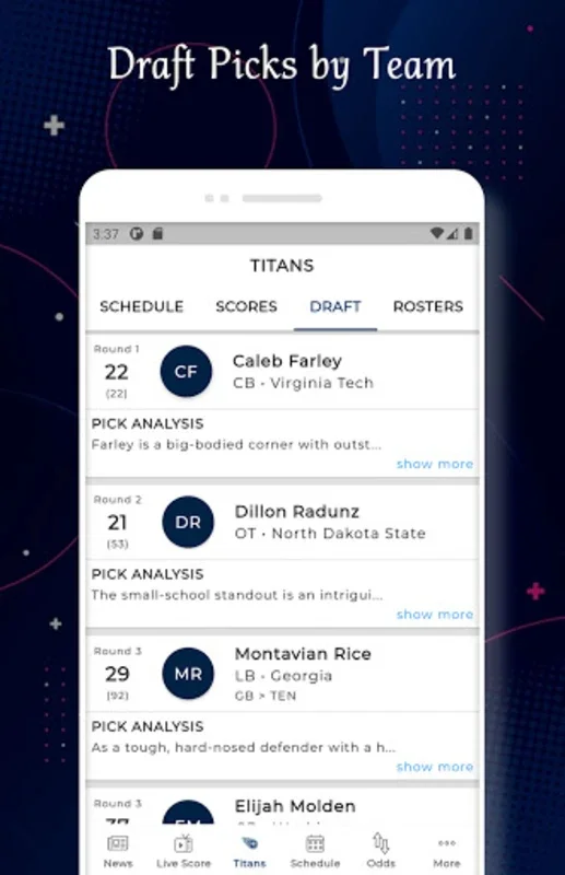 Tennessee Titans - Football Live Score & Schedule for Android