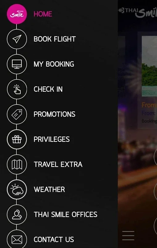 THAI Smile for Android - Convenient Air Travel App