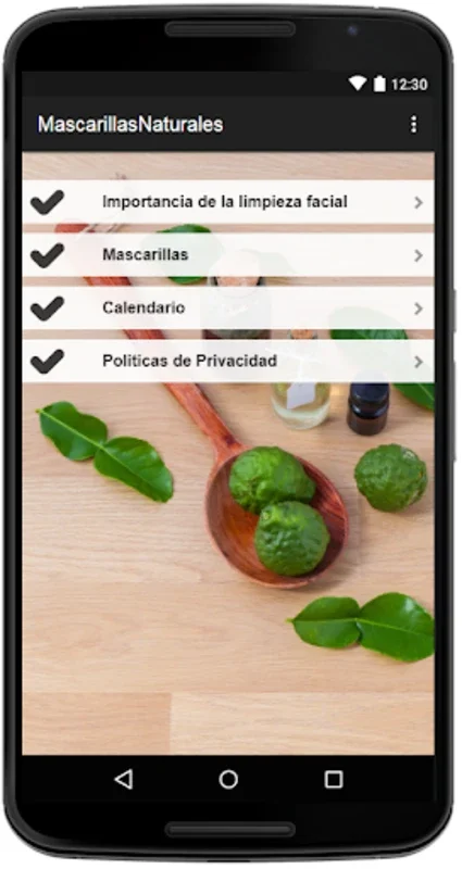 Mascarillas Naturales para la Cara for Android - Personalized Skincare