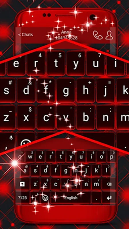 Keyboard Red for Android - Redefine Your Typing with APK from AppHuts