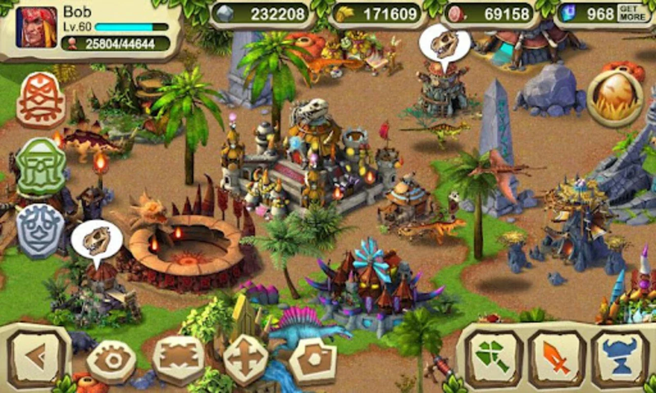 Dinosaur War for Android - Manage Your Dinosaur Clan