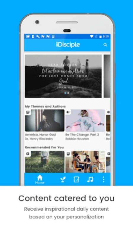 iDisciple for Android: Transformative Christian Content
