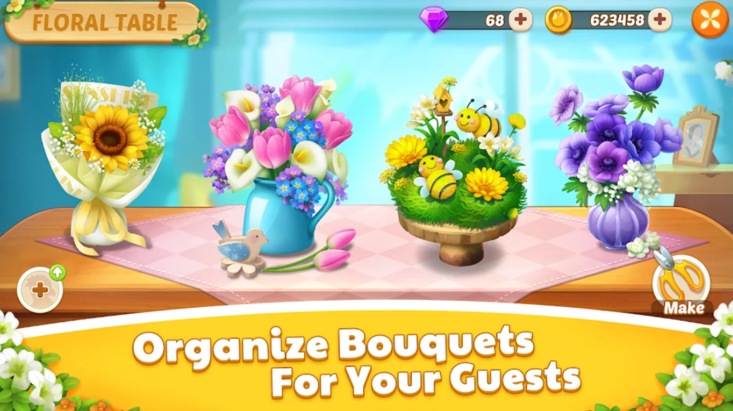 Flower Isle for Android - A Thriving Flower Business