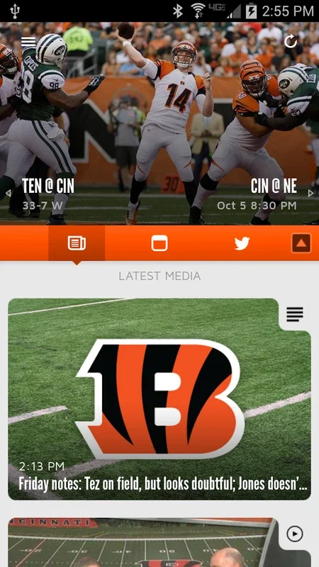 Bengals for Android - Stay Updated with Team News