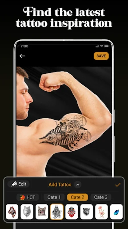 Tattoo Maker, Diseñar Tatuajes for Android - Your Virtual Tattoo Design Companion