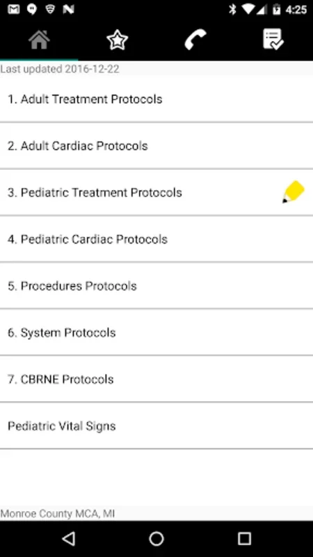 Monroe County MCA for Android - Offline Medical Guidelines