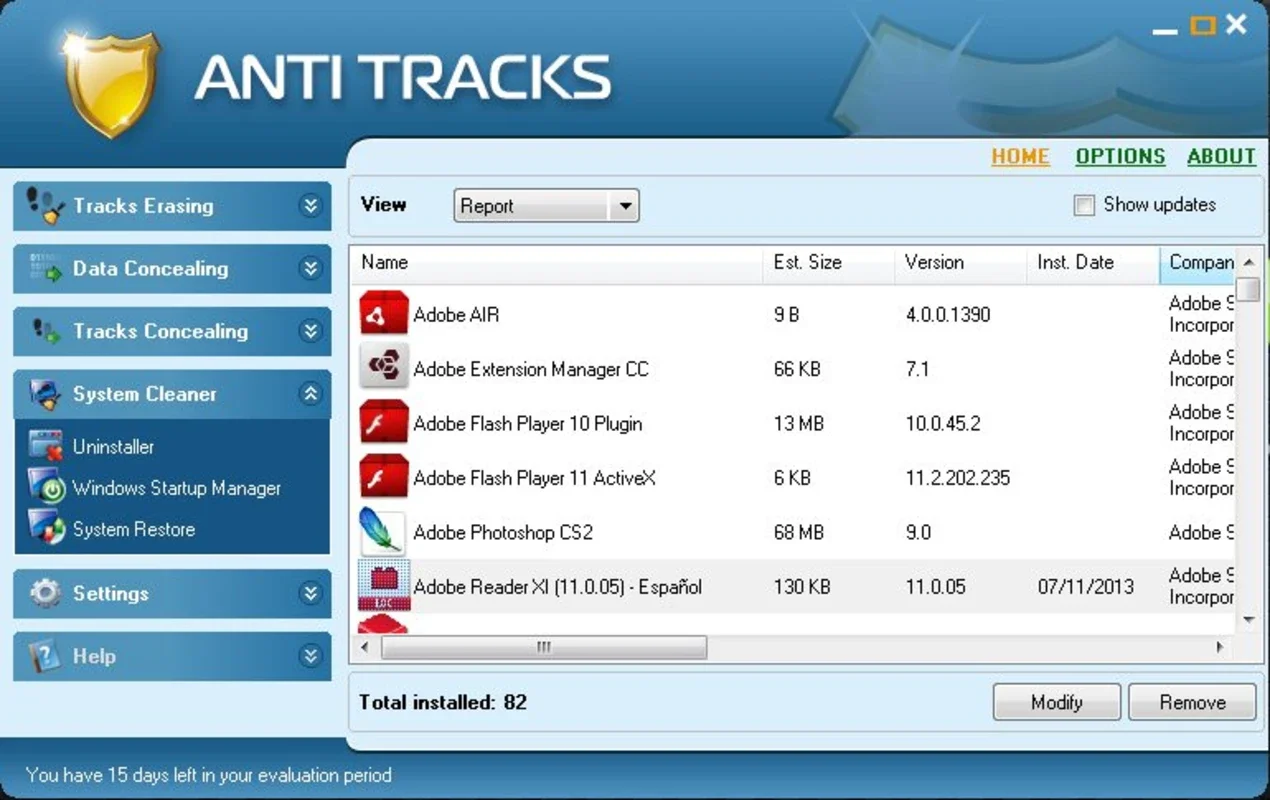 Giant Matrix Anti Tracks for Windows - Protect Your Data