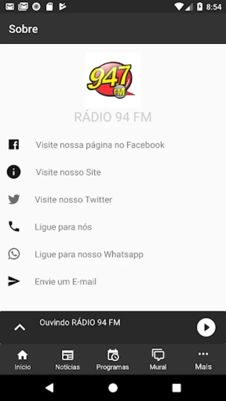 Rádio 94 FM for Android - Enjoy Seamless Audio Streaming