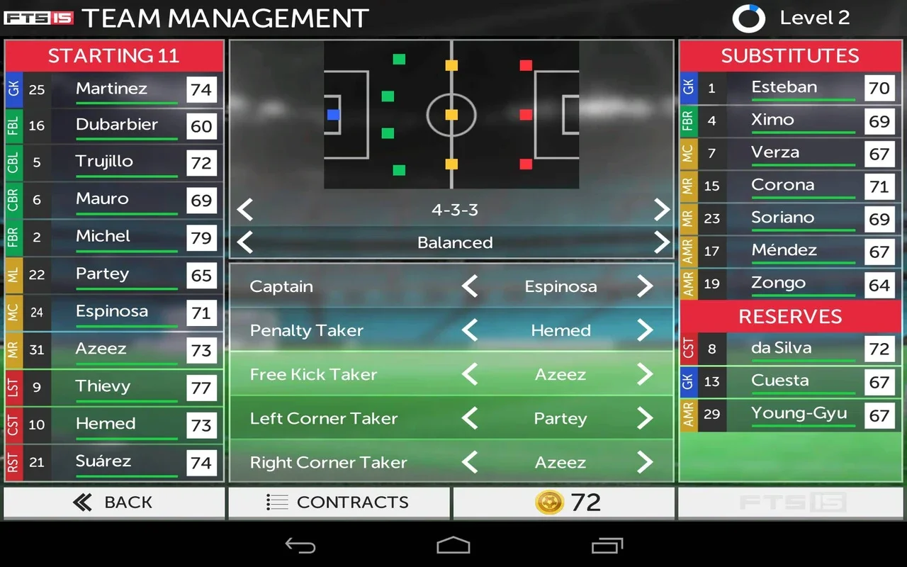 First Touch Soccer 2015: Immersive Android Soccer Simulation