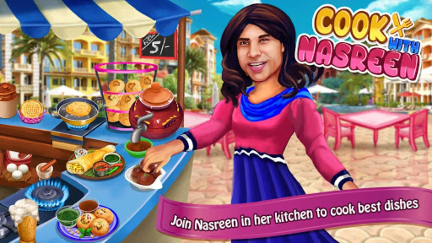 Cooking with Nasreen Chef Game for Android - No Downloading Needed